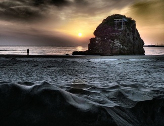 第１回　優秀賞　「神のささやき」　佐藤　正美　（撮影場所：稲佐の浜）