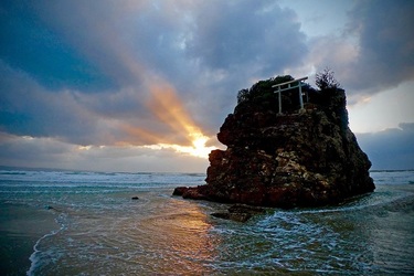 第１回　入選　「神の気配」　岡村　健司　（撮影場所：稲佐の浜）
