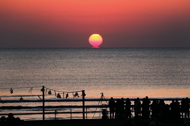 第１回　入選　「降臨」　宮﨑　文恵　（撮影場所：稲佐の浜）