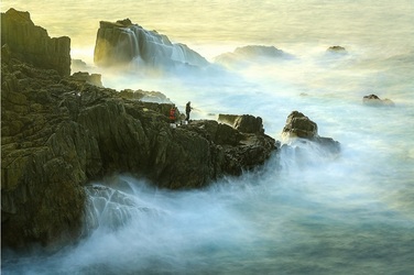 第１回　「夕まづめ」　西尾　透　（撮影場所：日御碕）