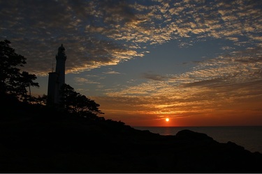 第１回　入選　「落日」　山本　俊夫　（撮影場所：日御碕）