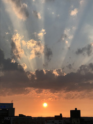 第２回　入選　「残光」　峠　三恵　（撮影場所：今市町）